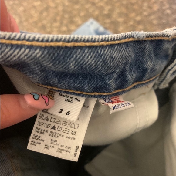 American Apparel High-Waisted Mom Jeans - Picture 3 of 4